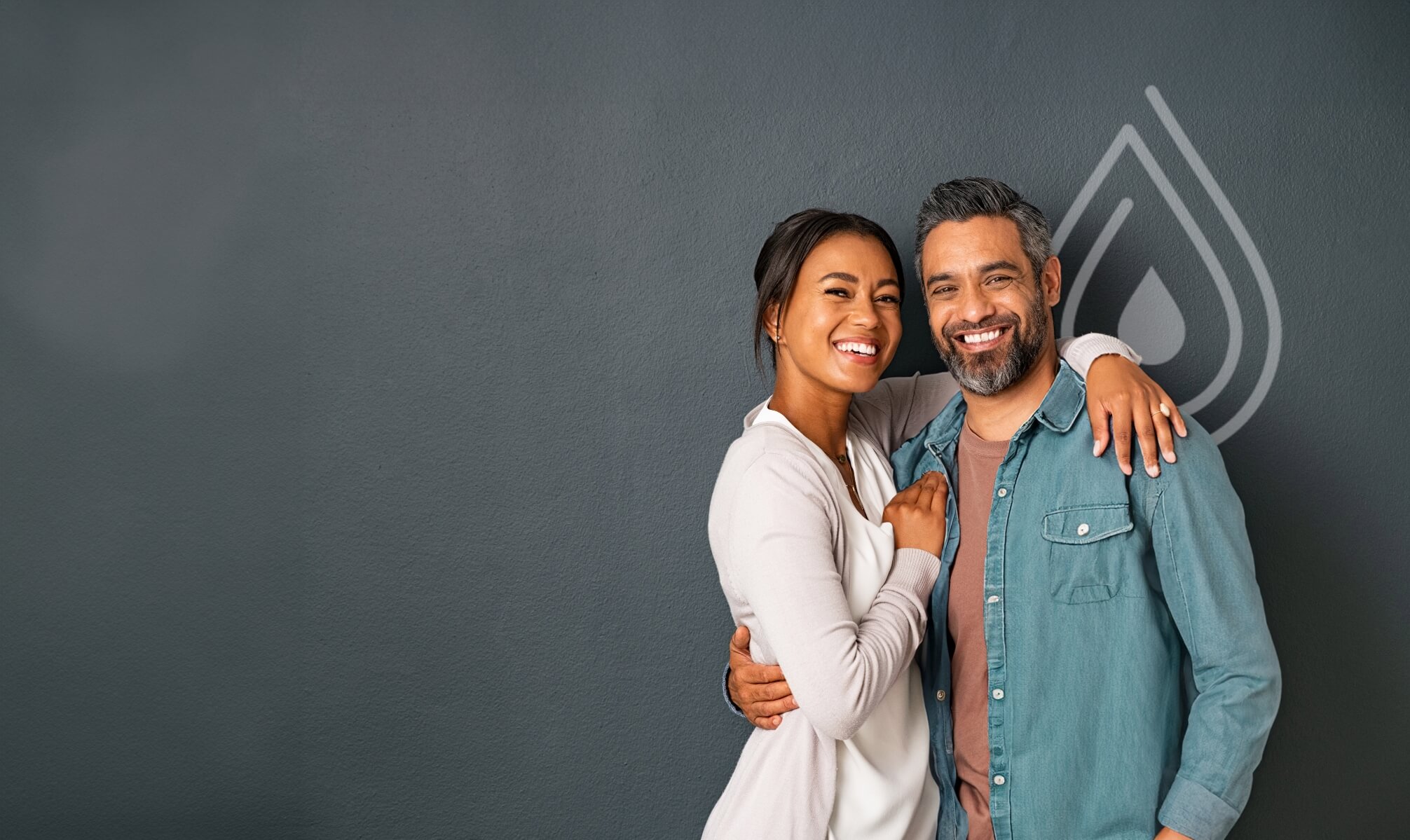 Photo of a happy male and female couple