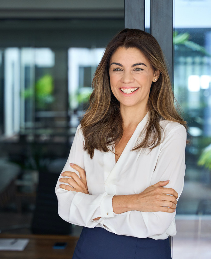 Photo of a woman at work